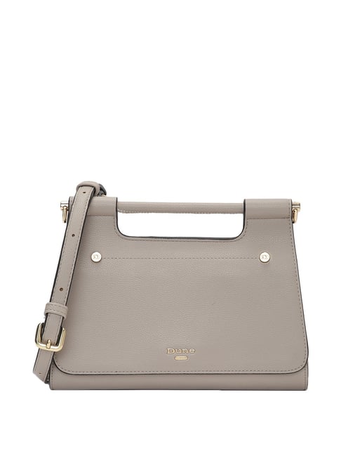 DUNE LONDON DYNTHIA Grey Solid Medium Handbag