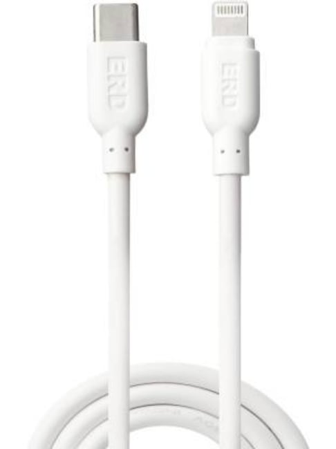 ERD UC-47 IP5 USB CABLE 9V-2 Amp Fast Charging Extra Tough Unbreakable - (White)