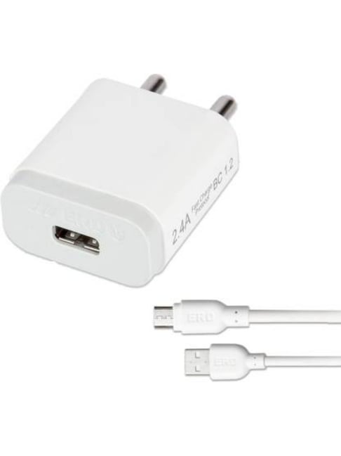 Buy ERD TC-24_MICROUSB A Mobile Charger with Detachable Cable
