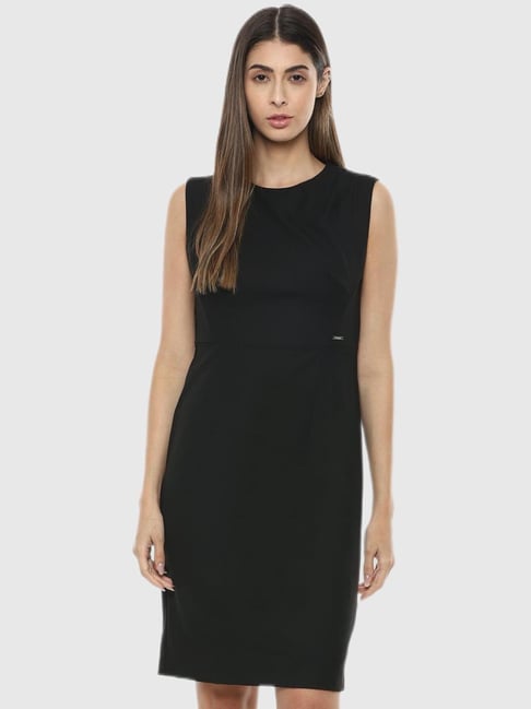 Buy Van Heusen Black Slim Fit Formal Dresses for Women Online