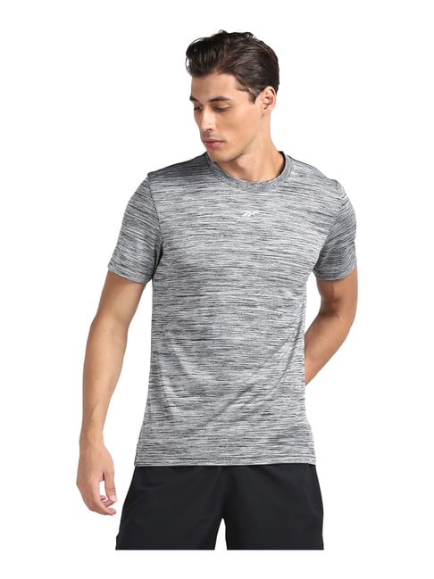 Reebok Black Round Neck T-Shirt