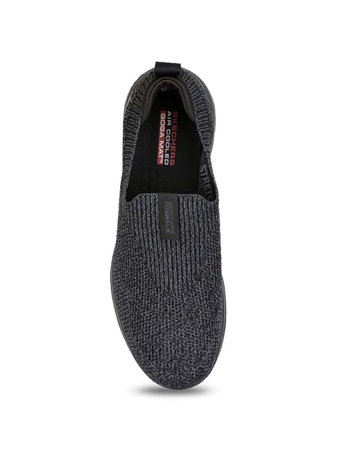 Buy Skechers Men's GO WALK TOWNWAY Black Walking Shoes for Men