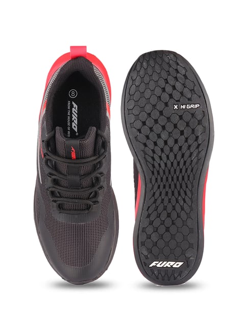 Furo by Red Chief Men's Black Running ShoesFuro by Red ChiefFootwear