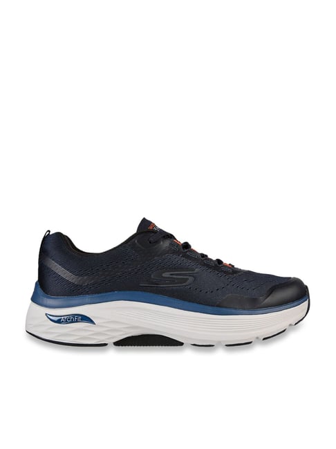 Buy Skechers Men's MAX CUSHIONING ARCH FIT Navy Walking Shoes for