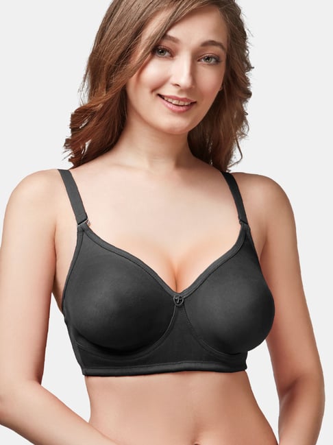 Buy Trylo-Oh-so-pretty you! Black Non Wired Non Padded Everyday Bra for  Women Online @ Tata CLiQ