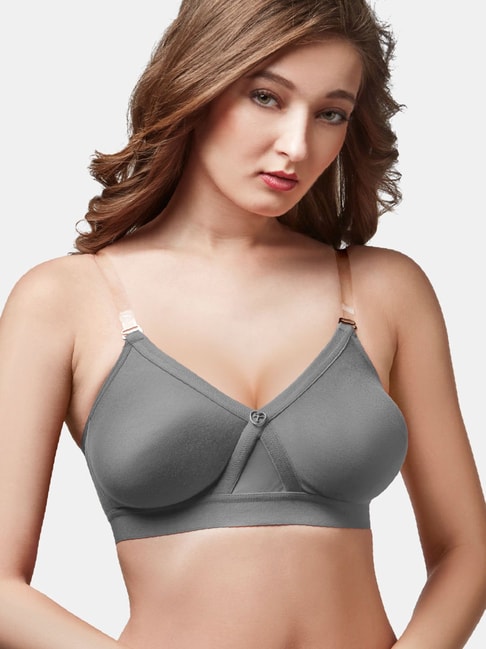 Buy Trylo-Oh-so-pretty you! Grey Non Wired Non Padded Crossover