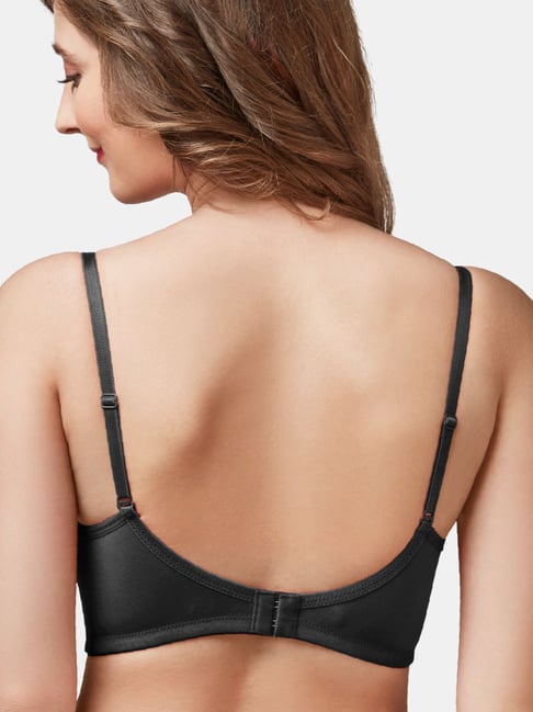 Buy Trylo-Oh-so-pretty you! Black Non Wired Padded T-Shirt Bra for Women  Online @ Tata CLiQ