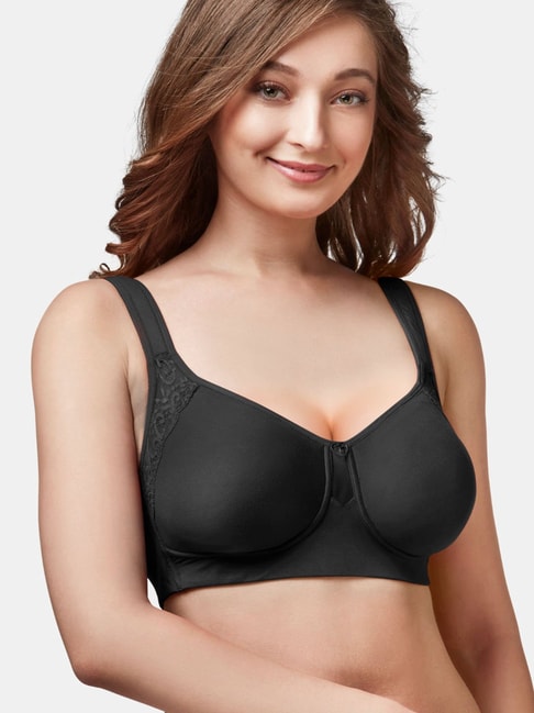 Buy Trylo-Oh-so-pretty you! Black Non Wired Non Padded Plunge Bra