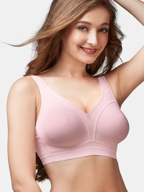 Buy Trylo-Oh-so-pretty you! Pink Non Wired Non Padded Minimizer Bra for  Women Online @ Tata CLiQ