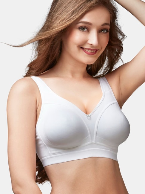 Buy Trylo-Oh-so-pretty you! White Non Wired Non Padded Minimizer Bra for  Women Online @ Tata CLiQ