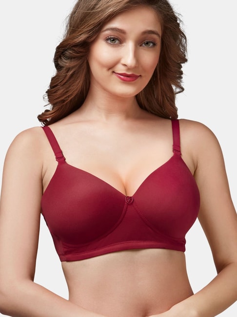 Buy Trylo-Oh-so-pretty you! Grey Non Wired Non Padded Crossover Bra for  Women Online @ Tata CLiQ
