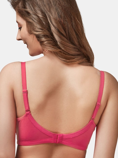Trylo-Oh-so-pretty you! Coral Non Wired Padded T-Shirt Bra