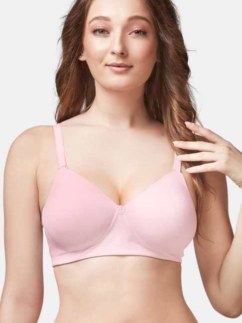 Buy Trylo-Oh-so-pretty you! Beige Non Wired Non Padded Crossover Bra for  Women Online @ Tata CLiQ