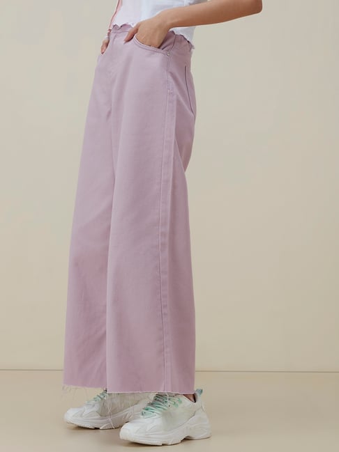 Westside Lilac Fern Wide-Leg Jeans 