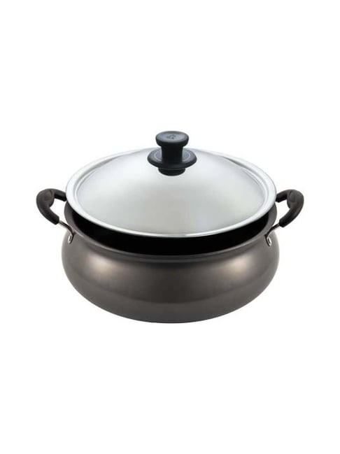 5 Ltr Aluminium Biryani pot with lid, For Kitchen, Size: 290 mm,300mm