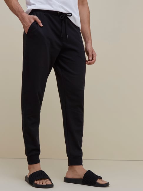 WES Lounge by Westside Black SlimFit JoggersWES LoungeClothingTATA CLIQ