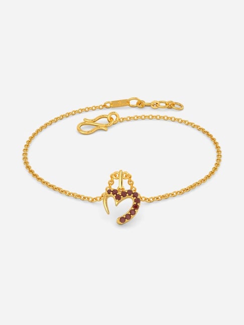 Buy CANDERE - A KALYAN JEWELLERS COMPANY 18Kt (750) BIS Hallmark Yellow Gold  & Certified Diamond Bracelet for Women at Amazon.in