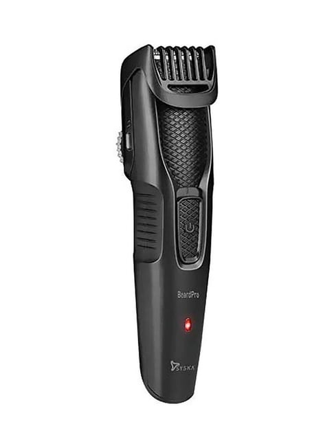 Syska HT200 Pro Cordless Rechargeable Trimmer - 45 Min Runtime (Black)