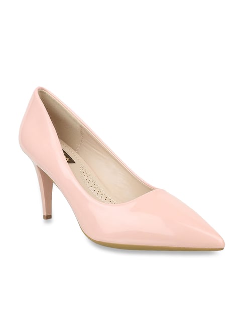 Flat N Heels Women's Pink Stiletto Pumps