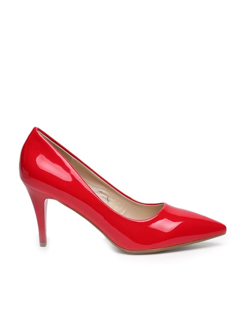 Buy Flat N Heels Women's Red Stiletto Pumps for Women at Best