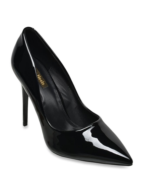 Black High Heels - Lace-Up High Heels - Faux Leather Pumps - Lulus-thanhphatduhoc.com.vn