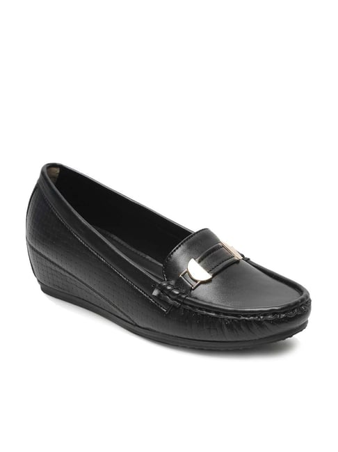Buy commander shoes Stylish Casual High Heel Loafers For Girls and Women  (3UK Black 836) at Amazon.in