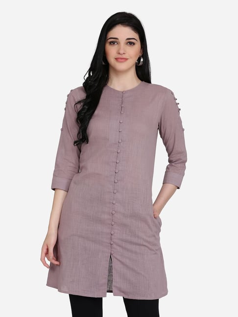 Eavan Lavender Textured Tunic