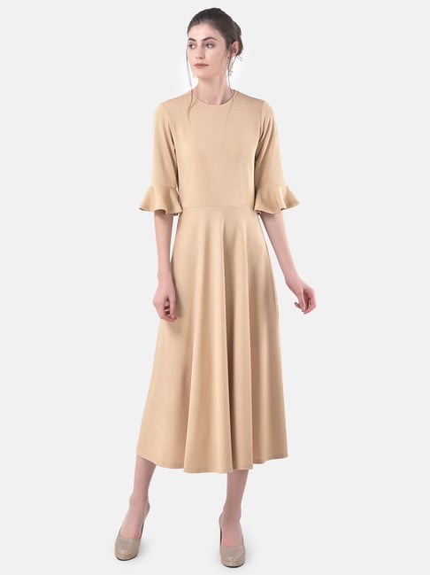 Eavan Beige Maxi Dress Price in India