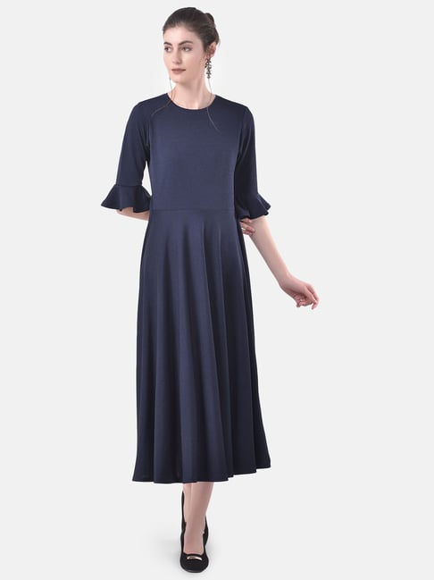 Eavan Navy Maxi Dress Price in India