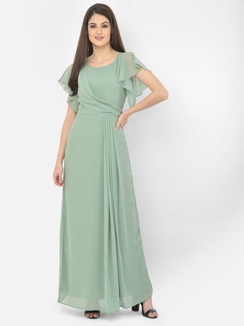 Eavan Green Maxi Dress Price in India