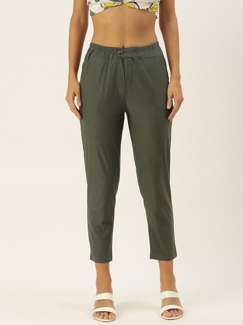 Day 21 Spring Fashion: How to Wear Olive Pants in the Spring - Cyndi Spivey