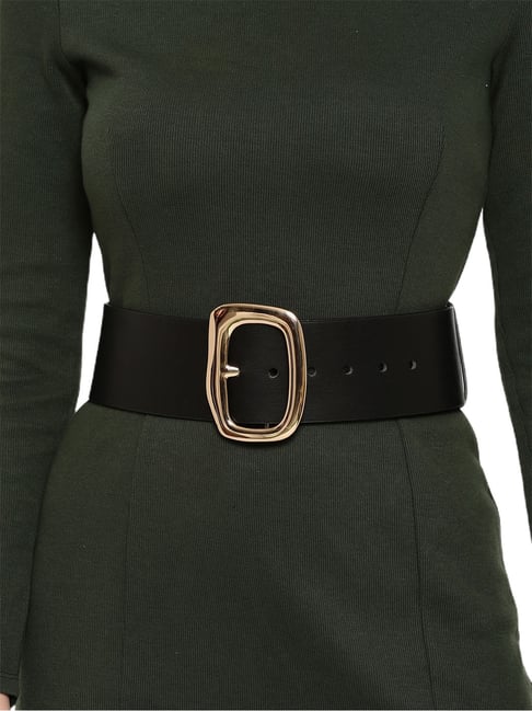Buy Twenty Dresses Black Wide Belt for 
