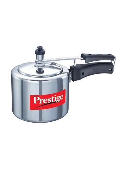 Prestige Silver Aluminium 20 cm Induction Compatible Pressure Cooker (3 L) - Set of 1