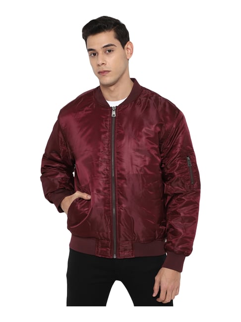 forever 21 maroon jacket