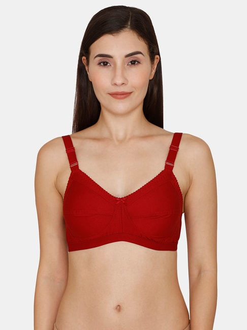Buy Rosaline by Zivame Maroon Non Wired Non Padded T-Shirt Bra for Women  Online @ Tata CLiQ