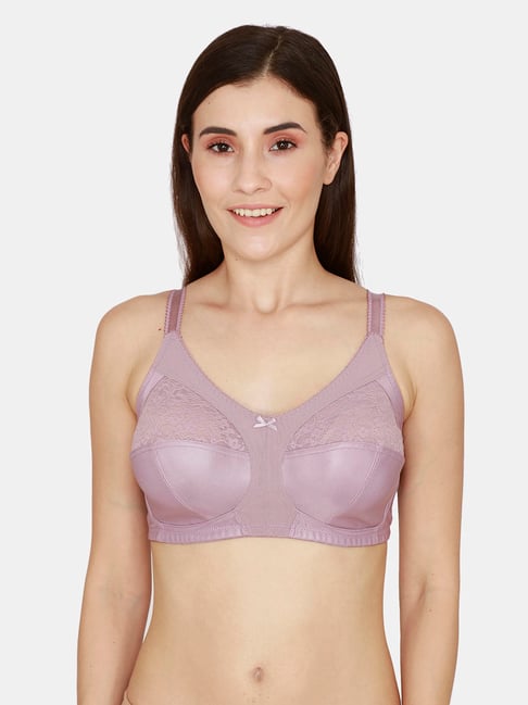 Buy Zivame Purple Cotton Full Coverage Bra for Women Online @ Tata