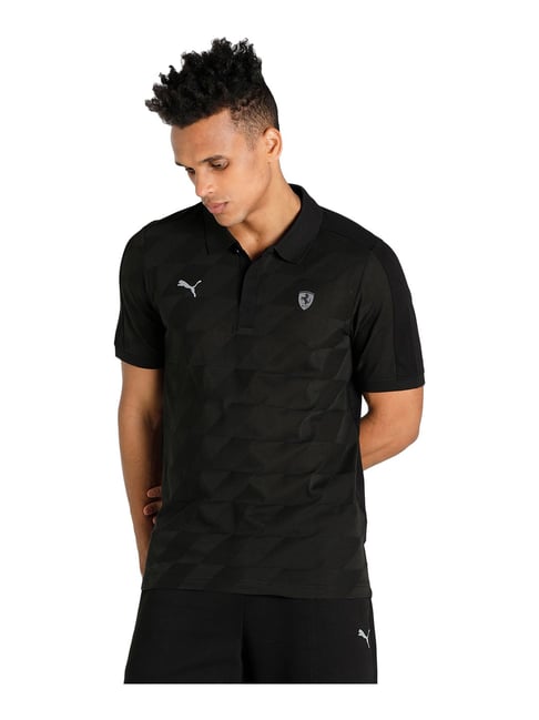 Puma Black Polo T-Shirt