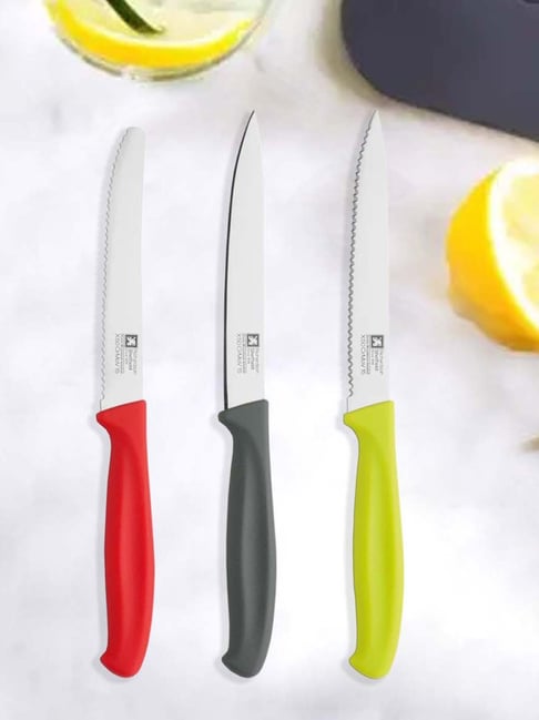 Richardson Sheffield Multicolor Stainless Steel 1.5 cm All-Purpose Knife - Set of 3-RICHARDSON SHEFFIELD-HomeFurnishing-TATA CLIQ