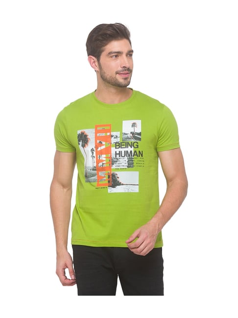 Being human hot sale green shirt