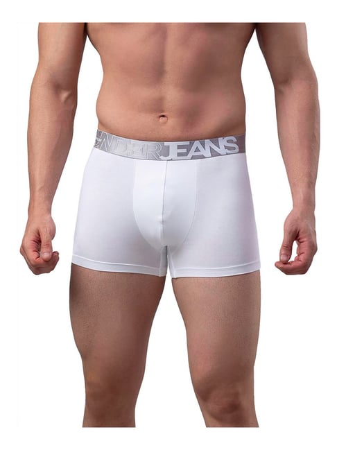 UnderJeans by Spykar White Trunks-picture-41