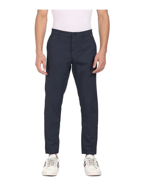 U S Polo Assn U.S. Polo Assn. Navy Regular Fit Trousers