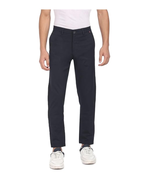 U S Polo Assn U.S. Polo Assn. Navy Regular Fit Trousers