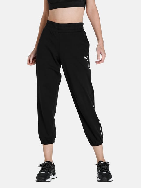 Puma Black Regular Fit Capris