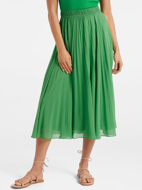 Forever New Harper Pleated Midi Skirt