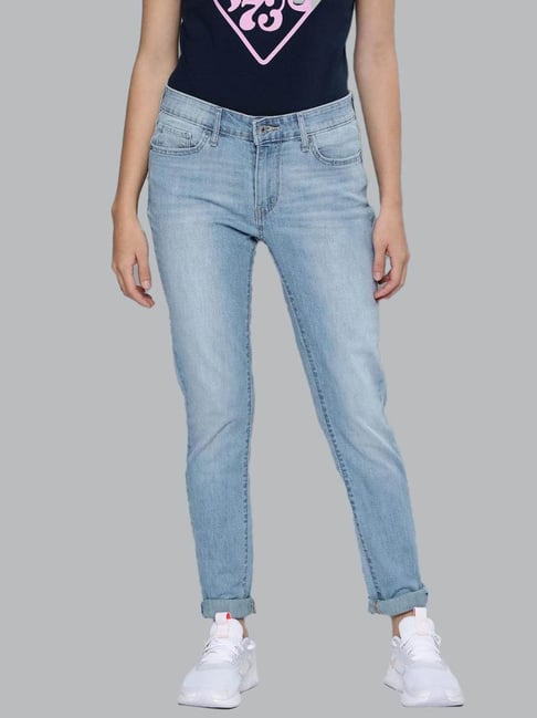 Levis Levi's 711 Blue Mid Rise Jeans