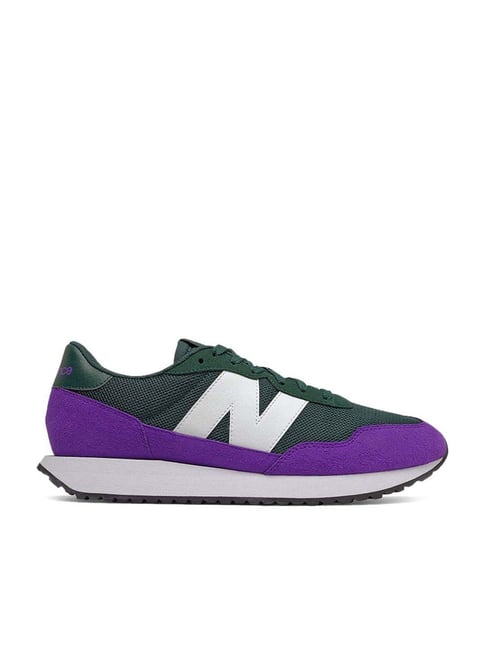 New Balance Men's 237 Purple Green Casual Sneakers