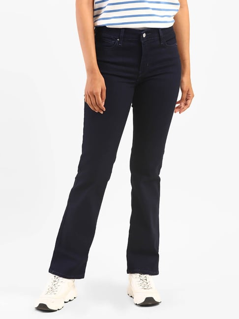 Levi's 714 cheap straight jeans black