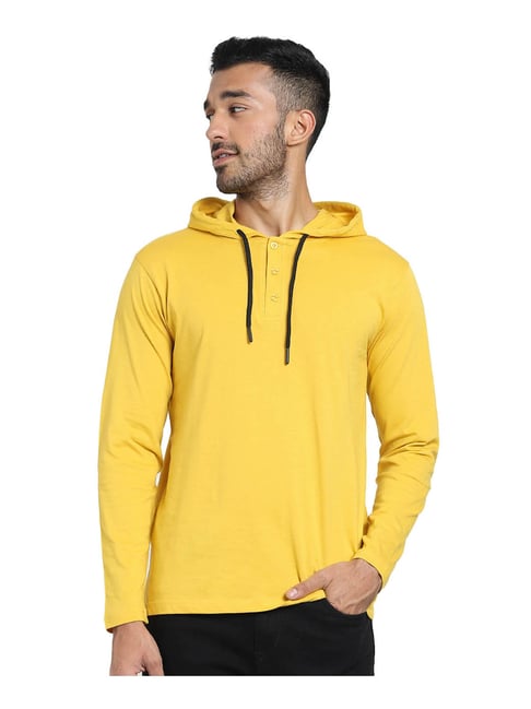 Buy Bewakoof Yellow Regular Fit T-Shirt 