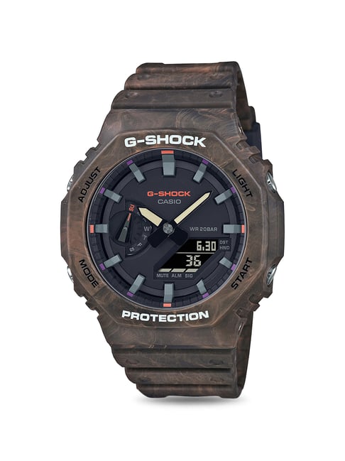 Casio GA-2100FR-5ADR G-Shock Carbon Core Guard Analog-Digital Watch for Men