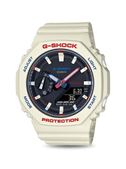 Casio GMA-S2100WT-7A1DR G-Shock Carbon Core Guard Analog-Digital Watch for Women